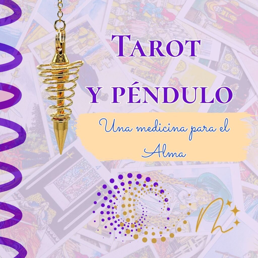 Imagen de mi curso sobre el Tarot y Péndulo